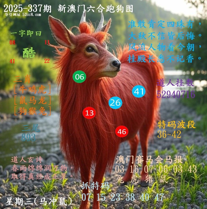 新澳门六合跑马图337期
