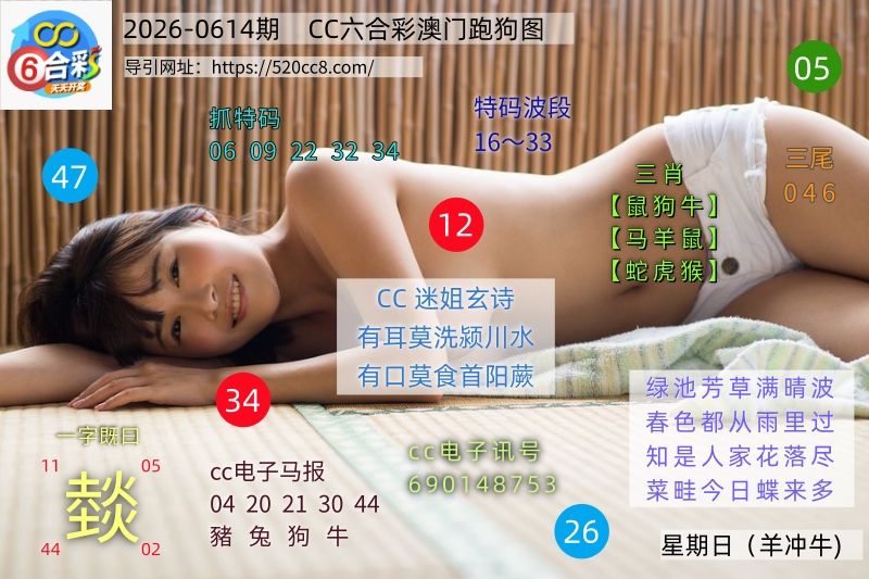 CC六合澳门跑马图0614期
